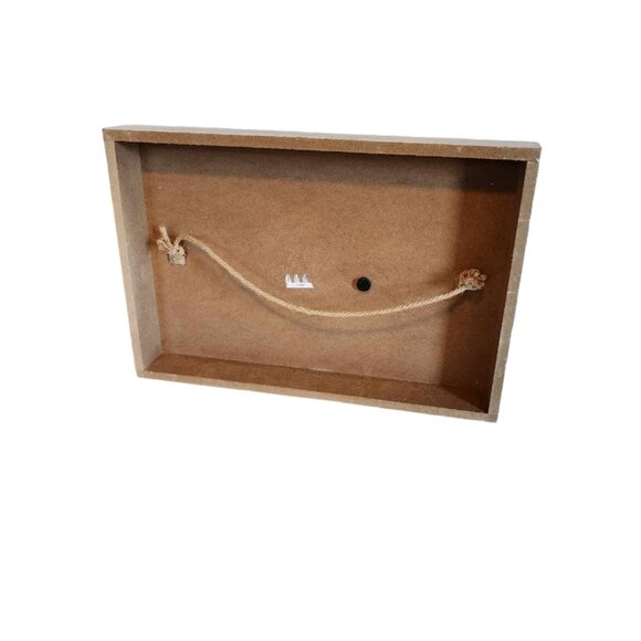 EUC Block Wood Sign "Mistletoe $0.25 - Kisses are Free" - Picture 3 of 3